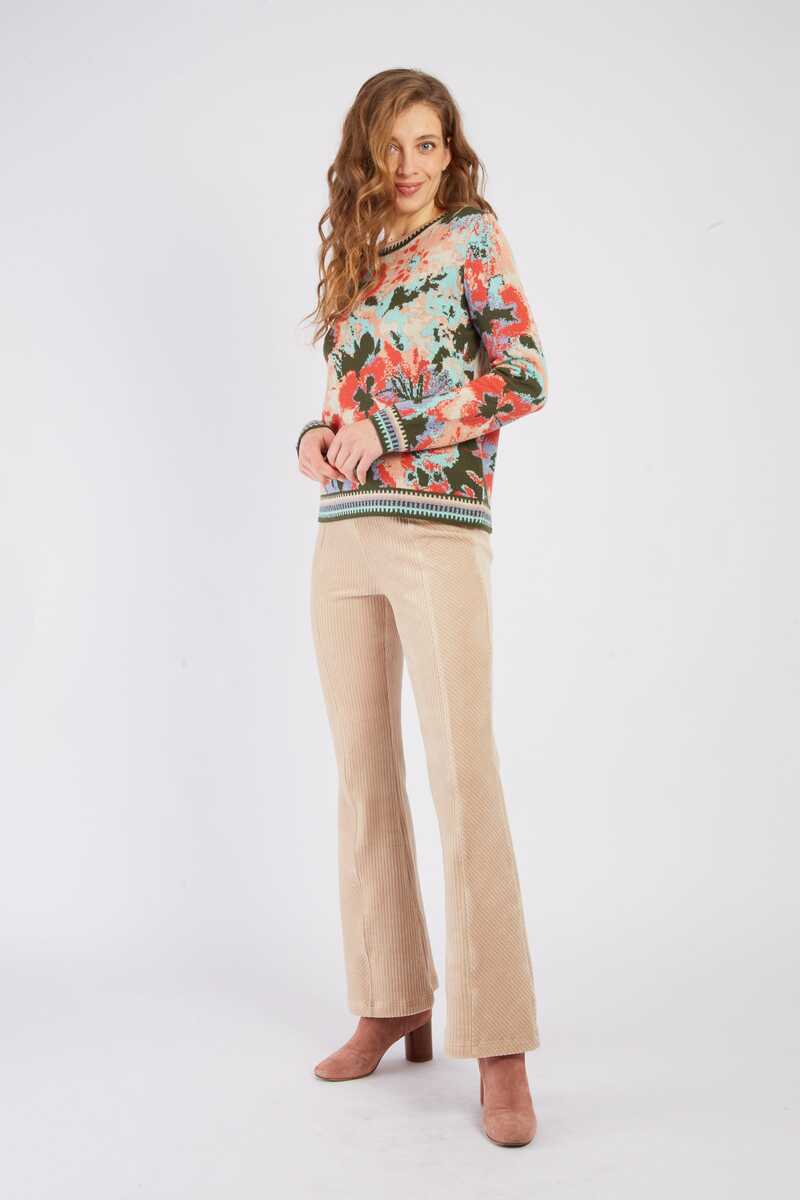 PANTALÓN DE PANA FJORD COLOR CRUDO 1